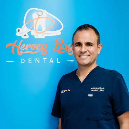 Hervey Bay dentist Dr Felipe by sign