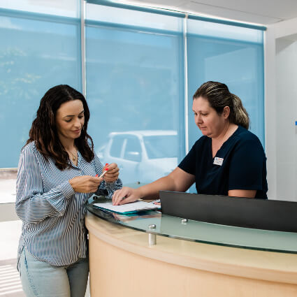 completing paperwork