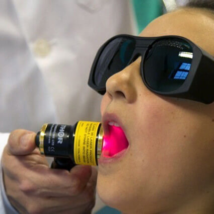 PBMT on patients mouth