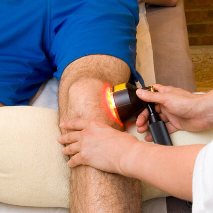 PBMT on patients knee