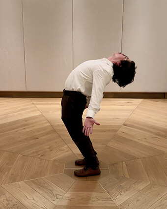 Dr Harvey yoga position