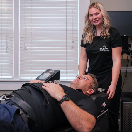 Lawrenceville patient treated with Spinal Decompression at Canning Chiropractic and Laser Pain Solutions