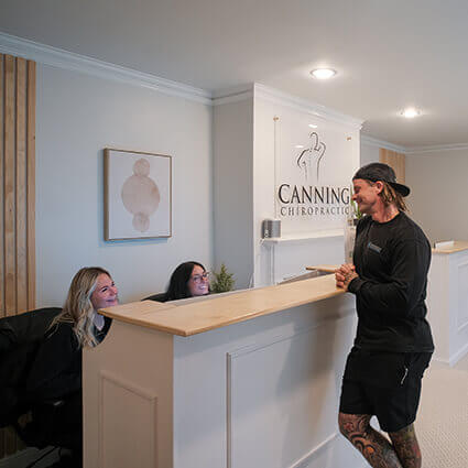 patient checking in at our front desk