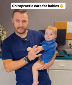 Dr. Minnick with baby