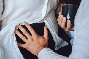 father, family, baby, pregnancy, love