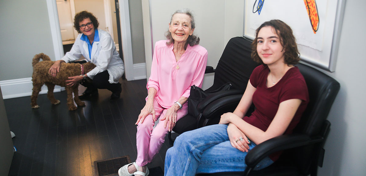 Women in waiting room