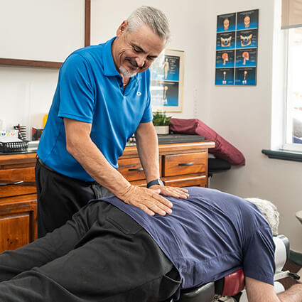 Morley patient treated with Flexion Distraction Technique