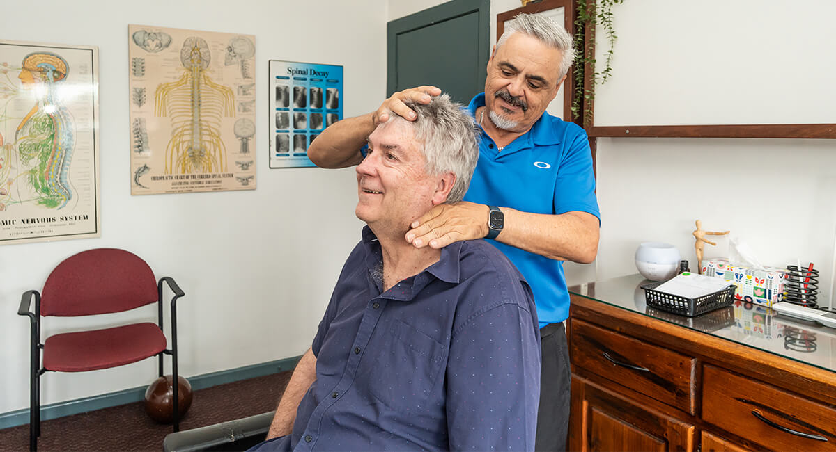 Morley chiropractor in a consultation with a patient