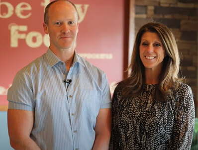 Dr. Kris Arnold with his wife, Tina