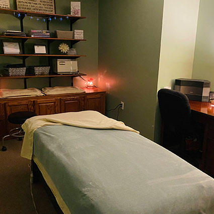 our massage therapy room