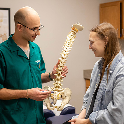 doctor talking with patient