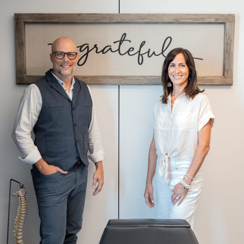 Drs Matt and Stacey in our office
