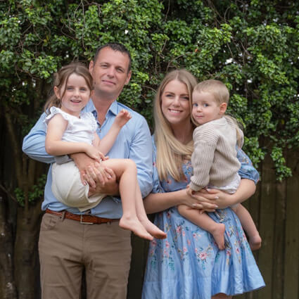Dr. David with family