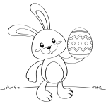 Easter Colouring Page