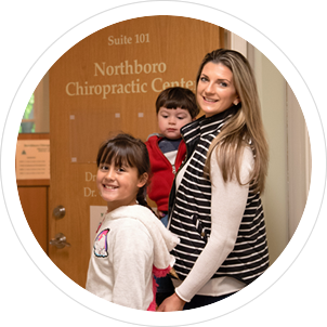 family at Northboro Chiropractic Center