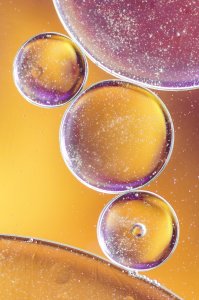 dark-yellow-pink-abstract-background-with-bubbles