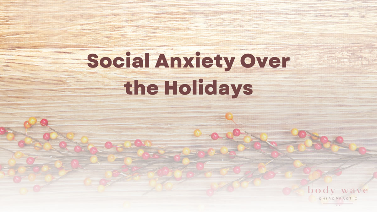 Banner: Social anxiety over the holidays