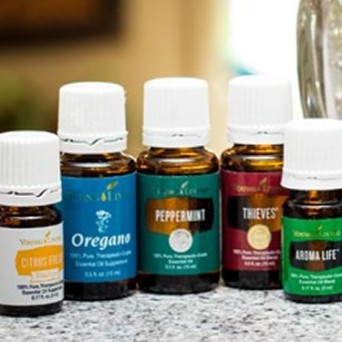 Essential oil bottles