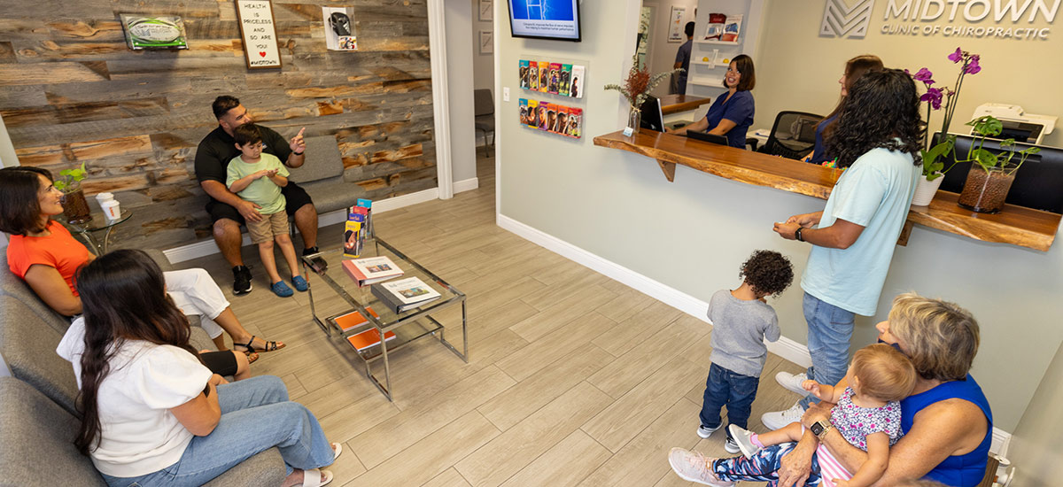 people in our waiting area