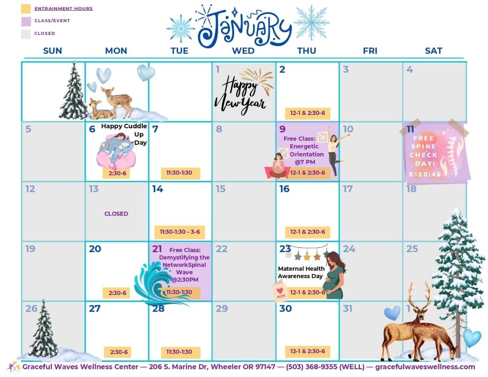 January calendar