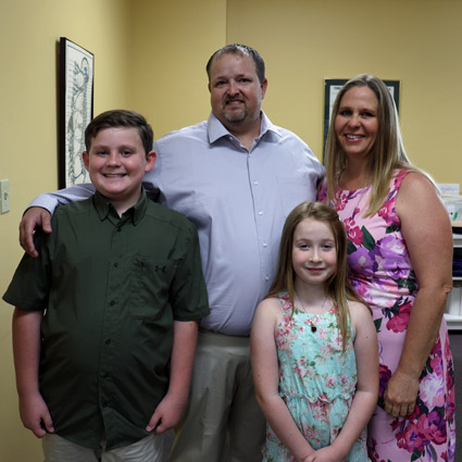 Dr. James Neil and family