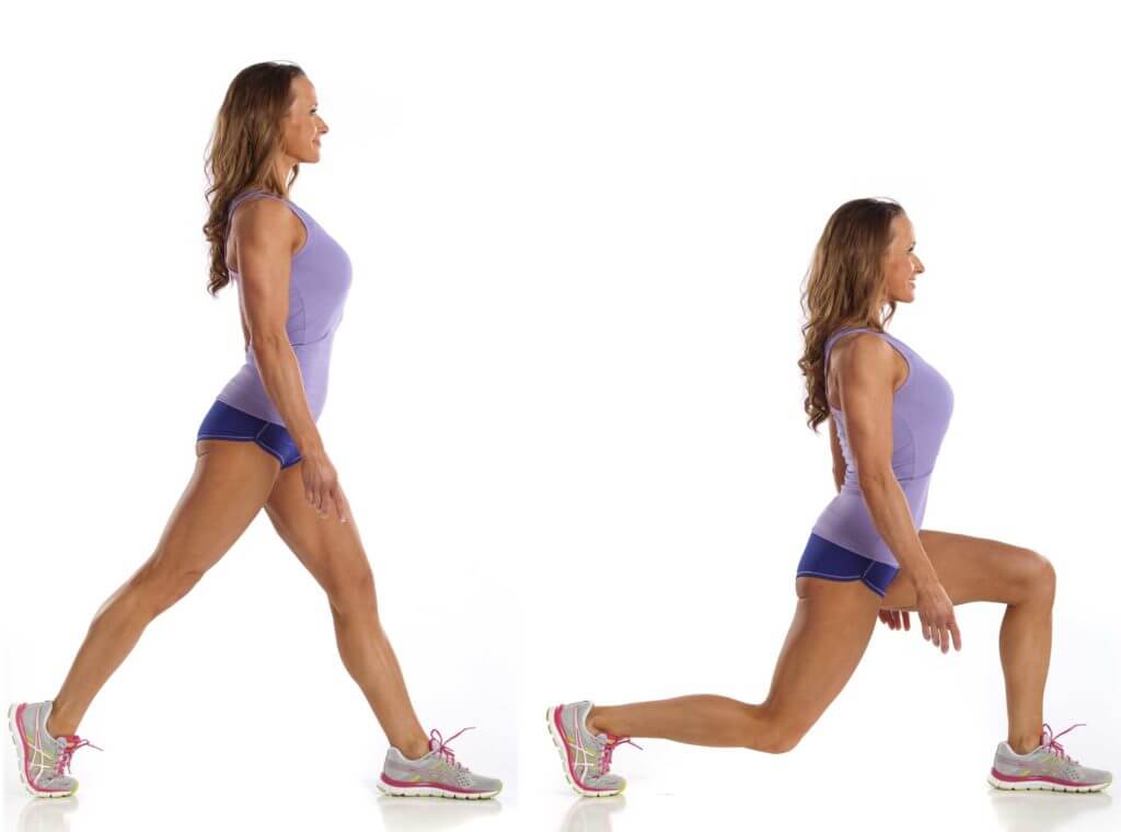 how to do alternating lunges