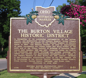 Burton Historical Marker