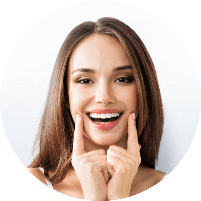 Woman smiling