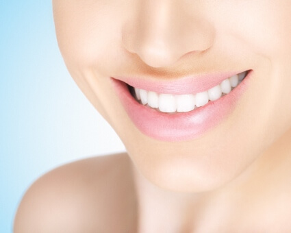 Beautiful closeup smile