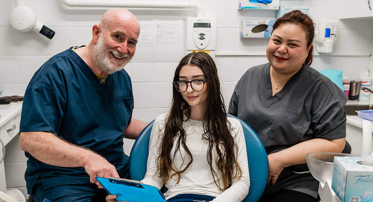 Maryborough patient in a dental consultation