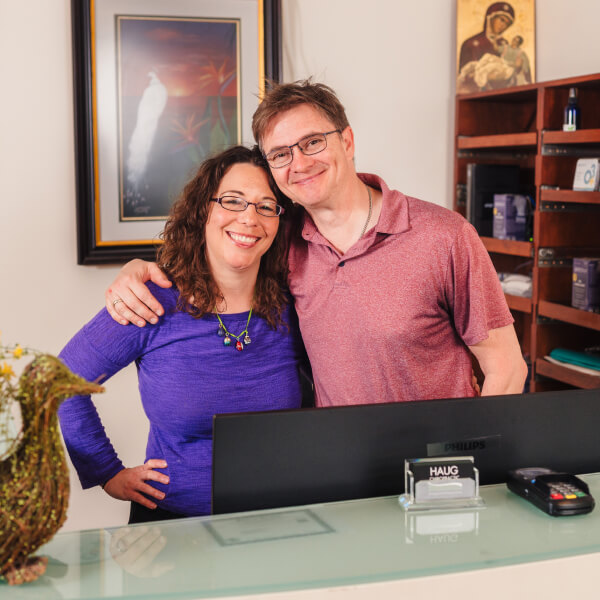 Haug Chiropractic team smiling together