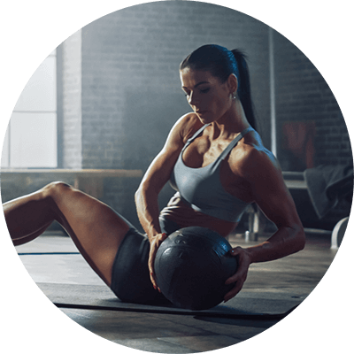 woman at the gym