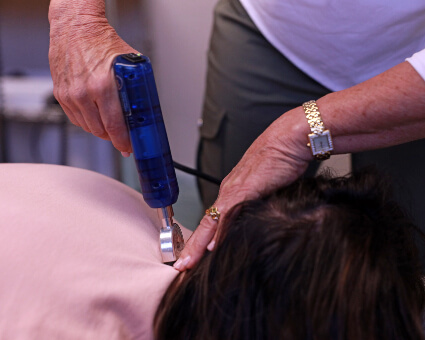 Using tool on patient