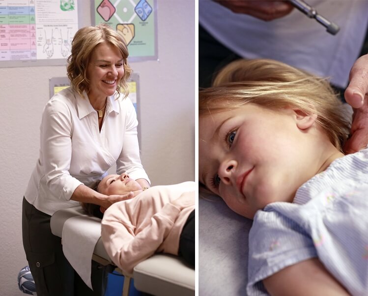 Colorado Springs Chiropractor Dr. Lynn adjusting patients