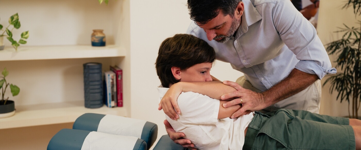 Pediatric Chiropractic patient treated with Chiropractic Care
