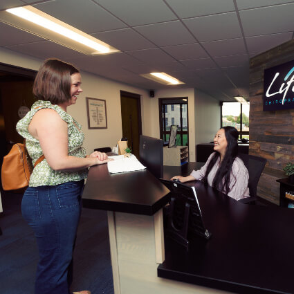 front desk checkin