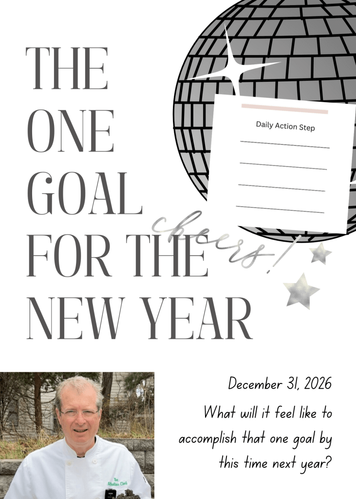 Monochrome Modern New Year Party Invitation