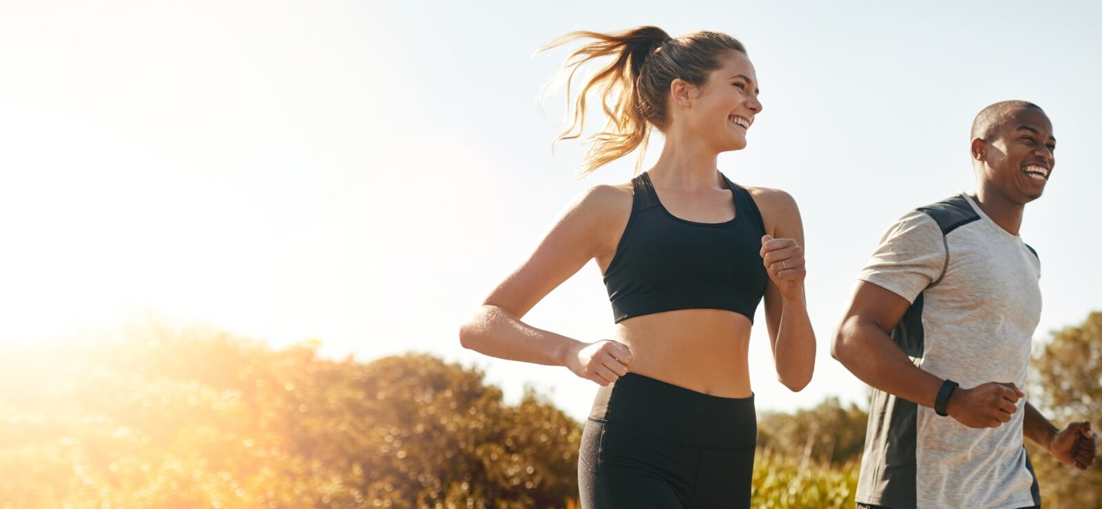 person running outdoors