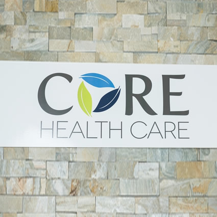 Core Health Care sign