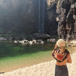 sheree on holiday
