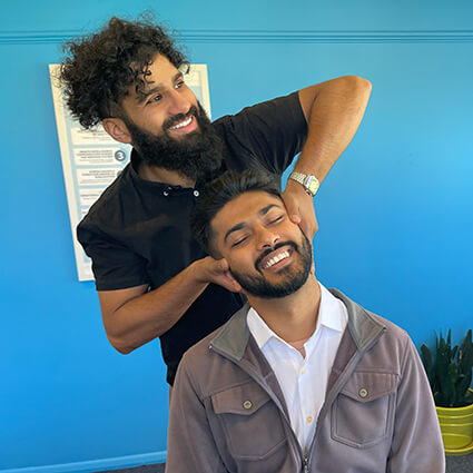 Dr Talha neck adjustment
