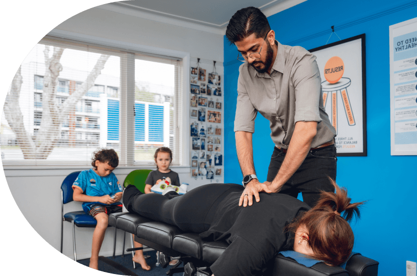doctor making neck adjusments on he patient