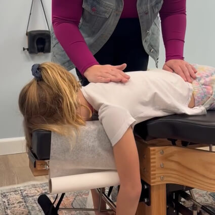 Child back adjustment