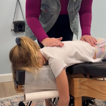 adjusting child