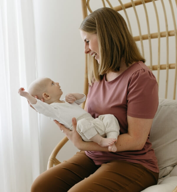 Dr Brittany holding baby