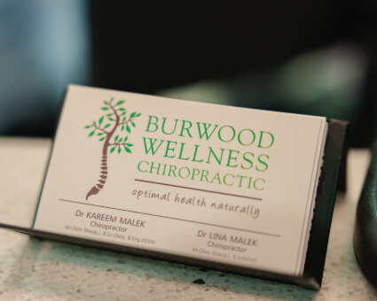 Burwood business card