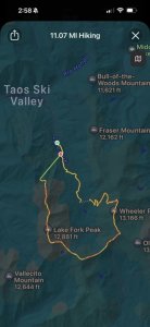 Hiking route 