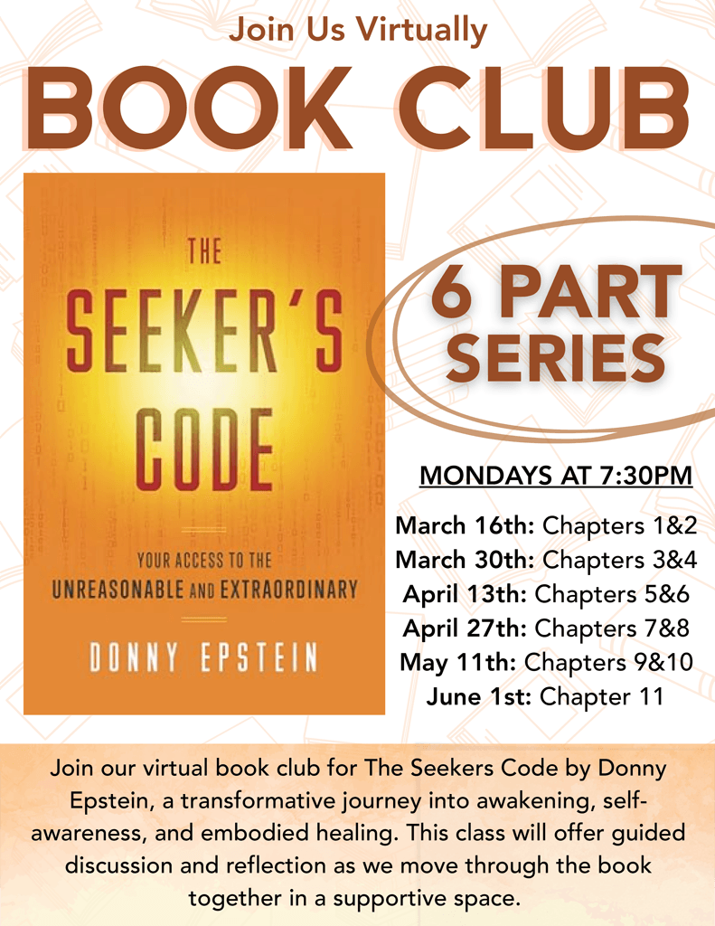 book club flyer