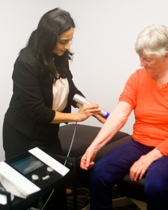 Shockwave Therapy in action