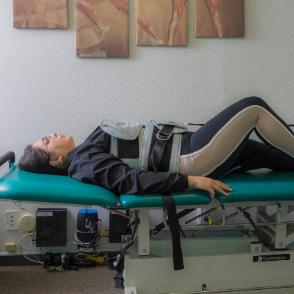 Patient on table